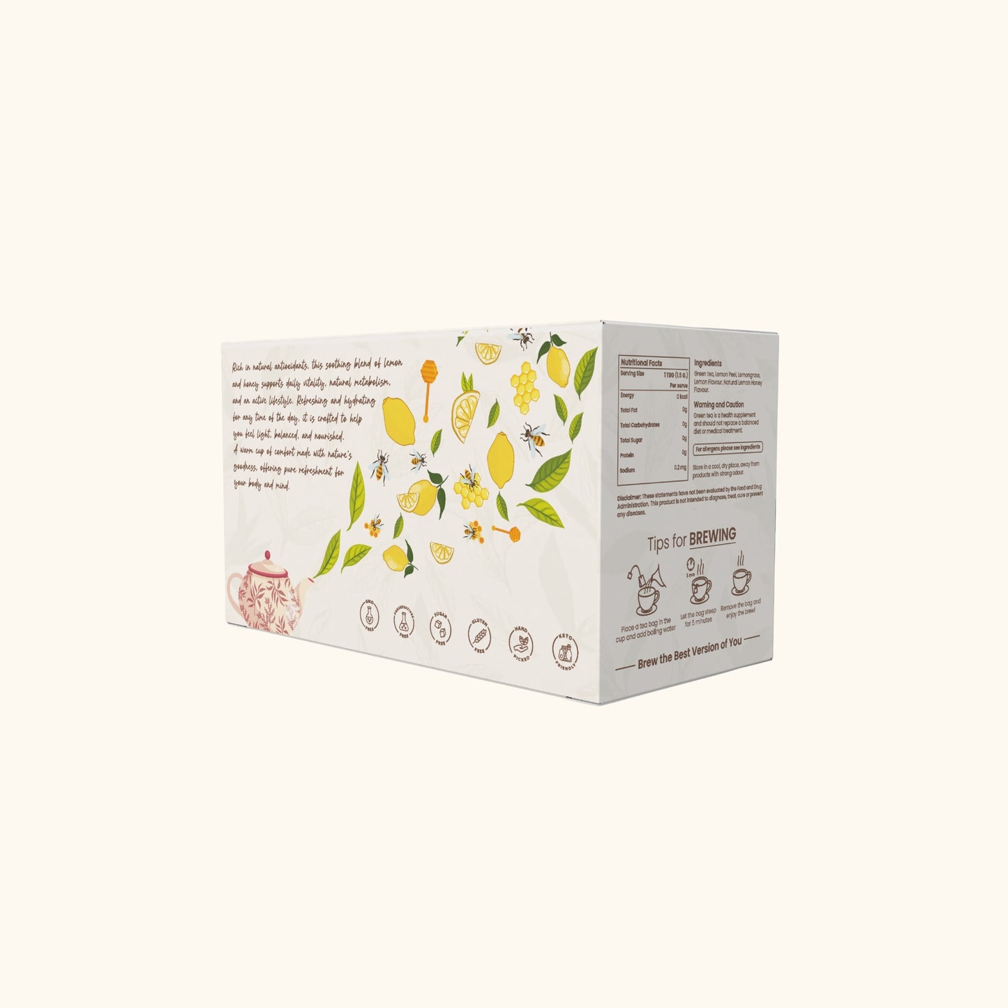 Saaransh Green Tea with Lemon & Honey
