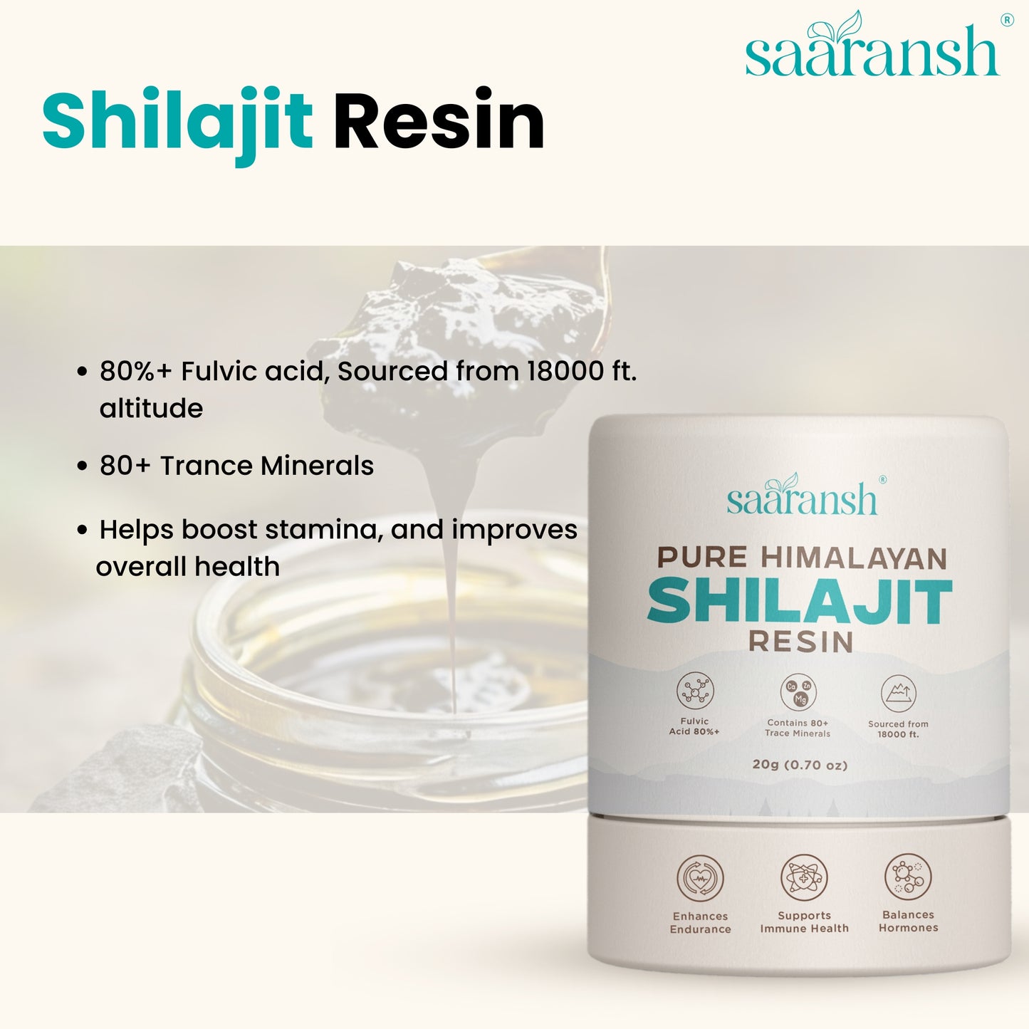 Saaransh Pure Himalayan Shilajit Resin
