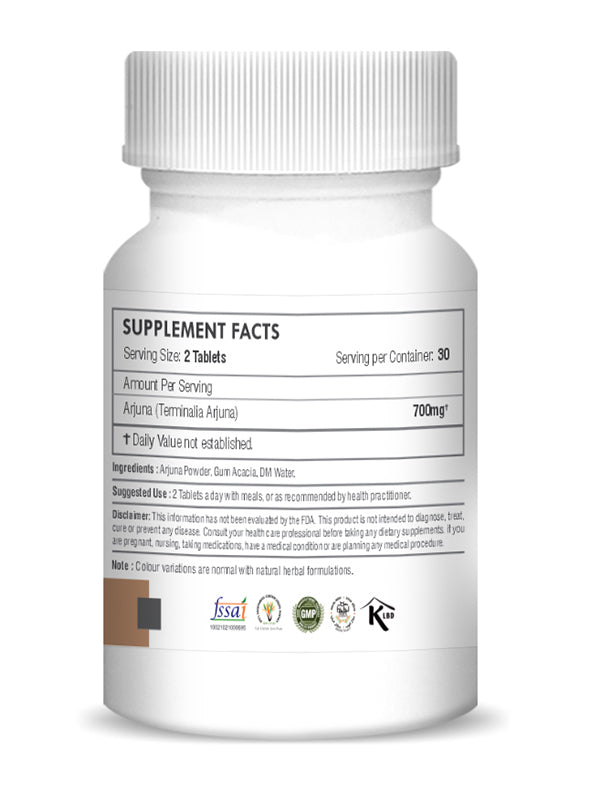 Arjuna Tablet - 350mg , 60 Count
