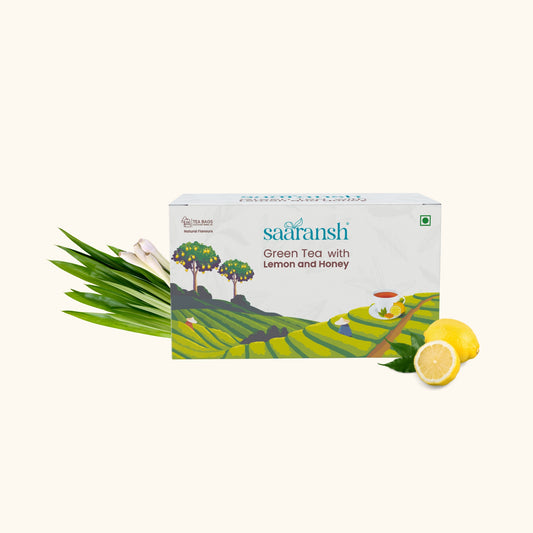 Saaransh Green Tea with Lemon & Honey