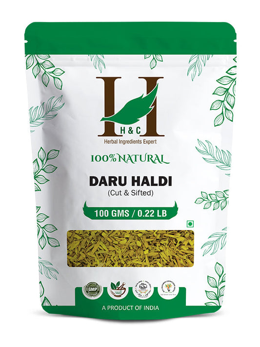 Daru Haldi (Berberine) Cut & Sifted - 100 gm  | Herbal Tea Ingredient