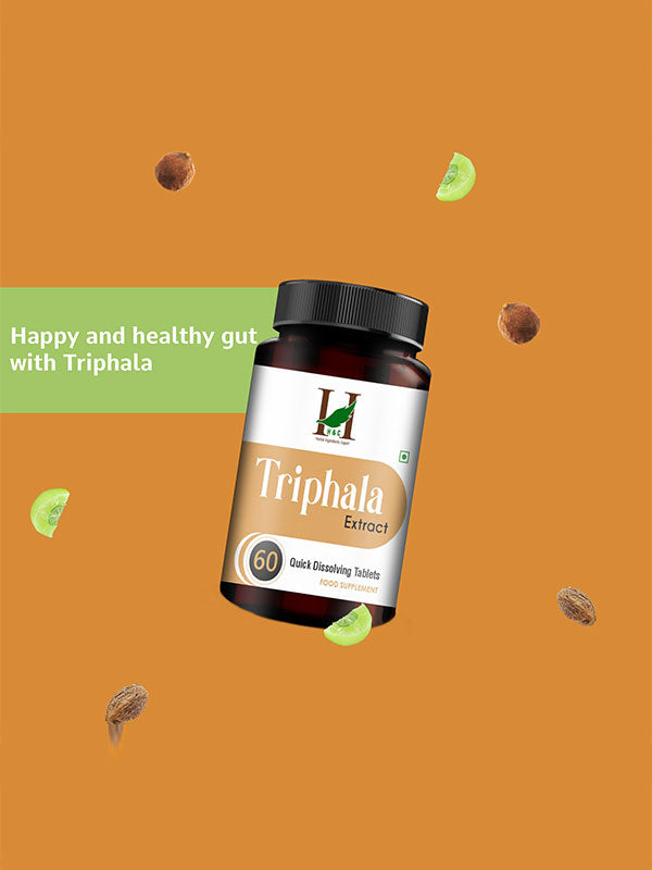 Triphala Extract Quick Dissolving Tablets - 60 count