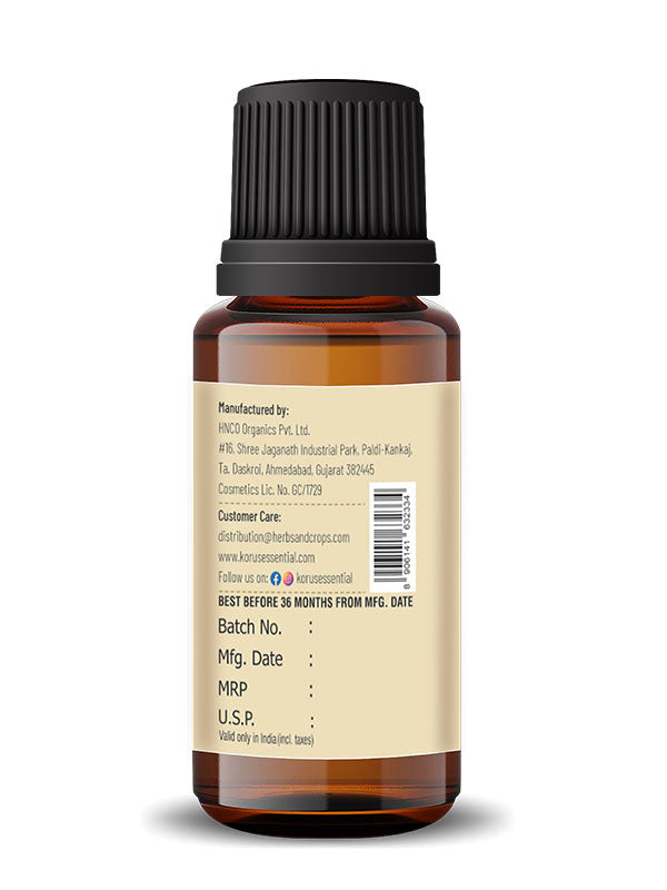 Cardamom Essential Oil - 15ml By Korus Essential