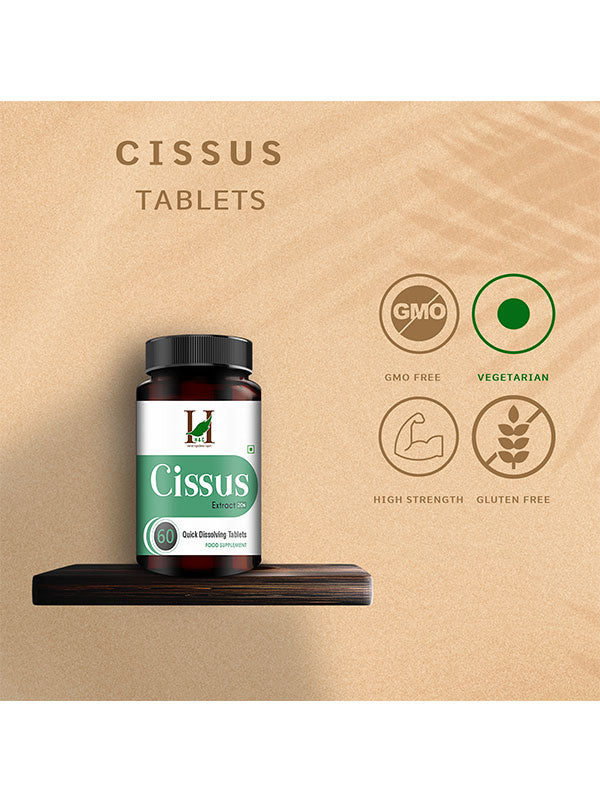 H&C Cissus Extract Quick Dissolving Tablets - 60 count