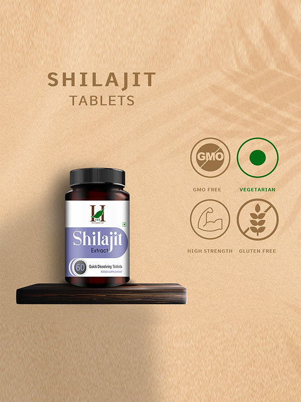 Shilajit Extract Quick Dissolving Tablets - 60 count